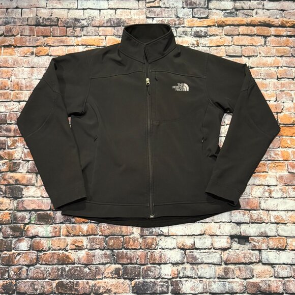 The North Face Women's Sz Large Apex Bionic Soft Shell Jacket Graphite Black - Picture 1 of 13